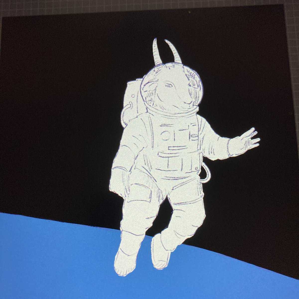 Drawing Baphomet in Space